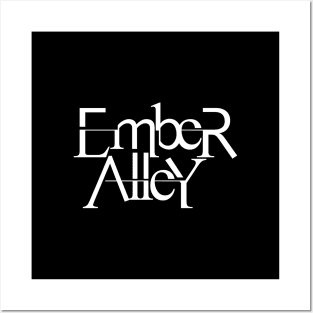 Ember Alley Title (white) Posters and Art